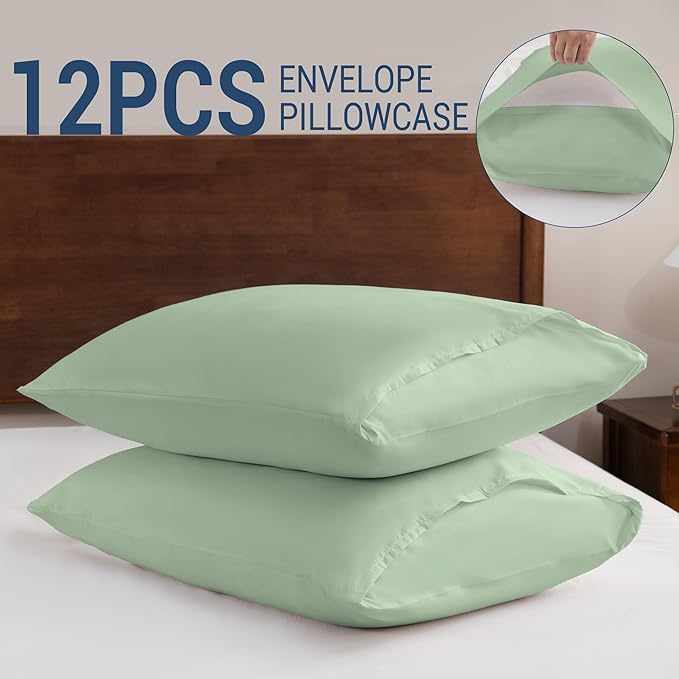 Pillowcases Queen 12 Pack, 20x30 Pillow Cases - Image 5