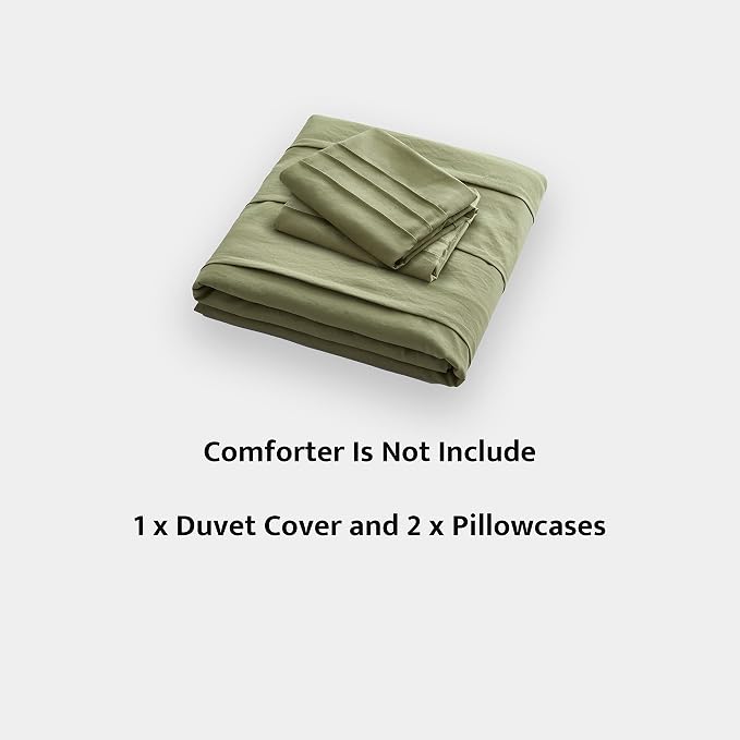 Oli Anderson Sage Green Duvet Cover Queen Size - Image 7