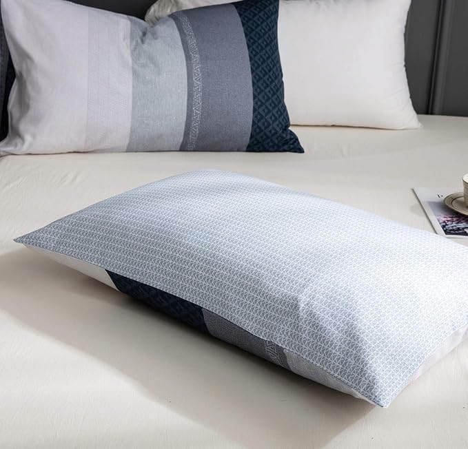 SLEEPBELLA Duvet Cover Twin Set 600 Thread Count Cotton Bedding Set - Image 6
