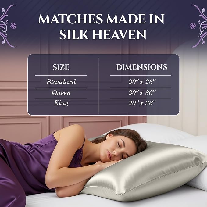DECOLURE 100% Pure Mulberry Silk Pillow Case King Size – Highest Grade 30 Momme - Image 8