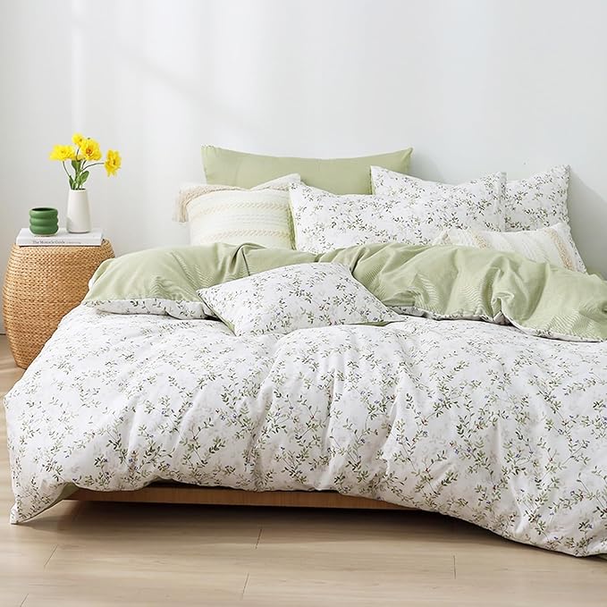 LEMIROE Botanical Cotton Comforter King Size by LEMIROEBEDDING