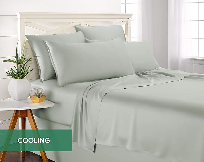 King Pillowcases by Pure Bamboo, Genuine 100% Organic Viscose Derived from - Image 5