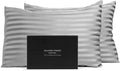 Fishers Finery 30mm 100% Pure Mulberry Silk Pillowcase 2 Pack, Quality Tested by FishersFinery