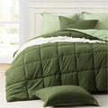 Homelike Moment Twin Comforter Set Olive Green, Lightweight Comforter Twin Size by HomelikeMoment