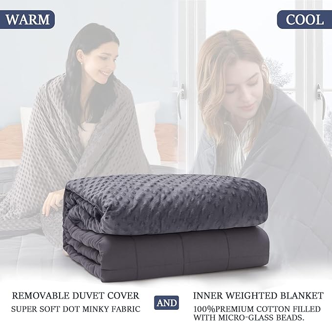 yescool Weighted Blanket with Cover - Image 2