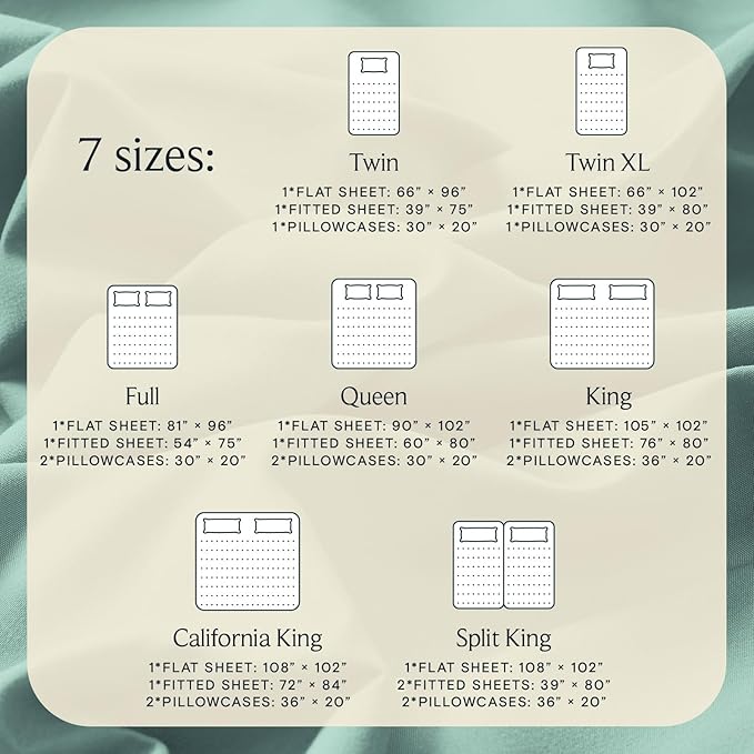 LuxClub 6 PC King Sheet Set, Breathable Luxury Bed Sheets, Deep Pockets 18" - Image 4