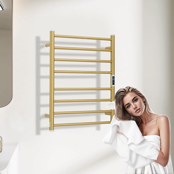 Electric Towel Warmer Rack, Heating Towel Warmer, Timer & Temperature Control - Image 6