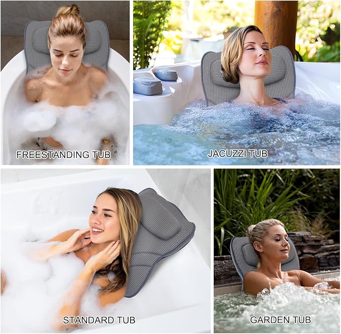 Extra Long Thick Full Body Bath Pillow - Image 7