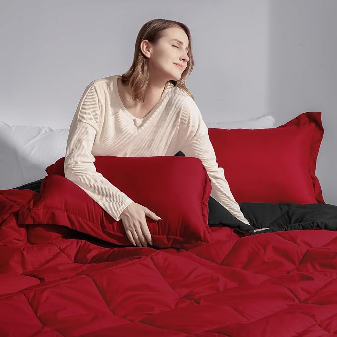 Basic Beyond California King Comforter Set, 1 Comforter 104"x96" and 2 Pillow - Image 7