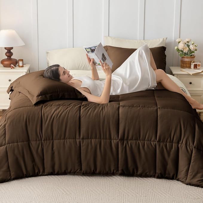 JOLLYVOGUE Full Comforter Set, Ultra-Soft Bed in a Bag Full Size 7 Pieces - Image 7