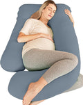 Cute Castle Cooling Cover Pregnancy Pillows, Soft U-Shape Maternity Pillow by Cute+Castle