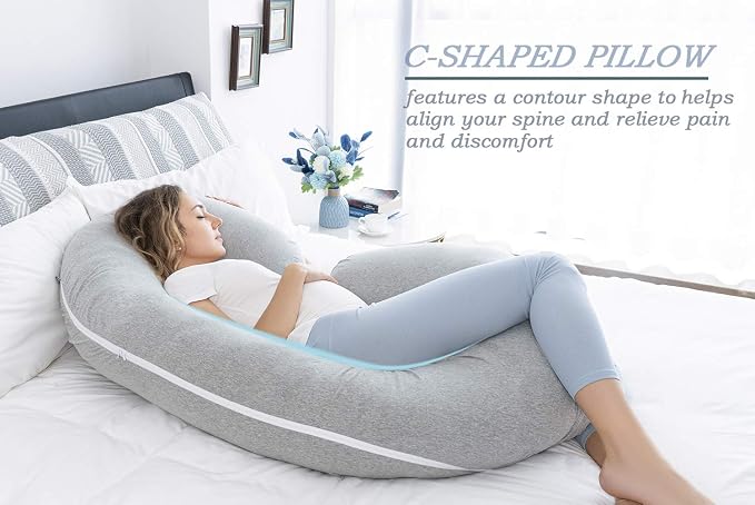 INSEN Pregnancy Pillow for Sleeping, Maternity Pillow - Image 5