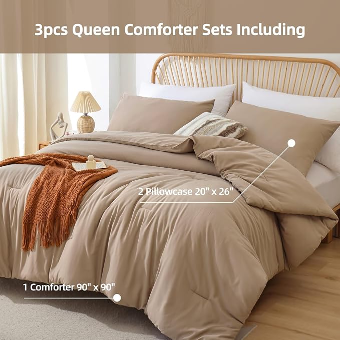 ROSGONIA Oversized King Comforter 120x120 - Image 3