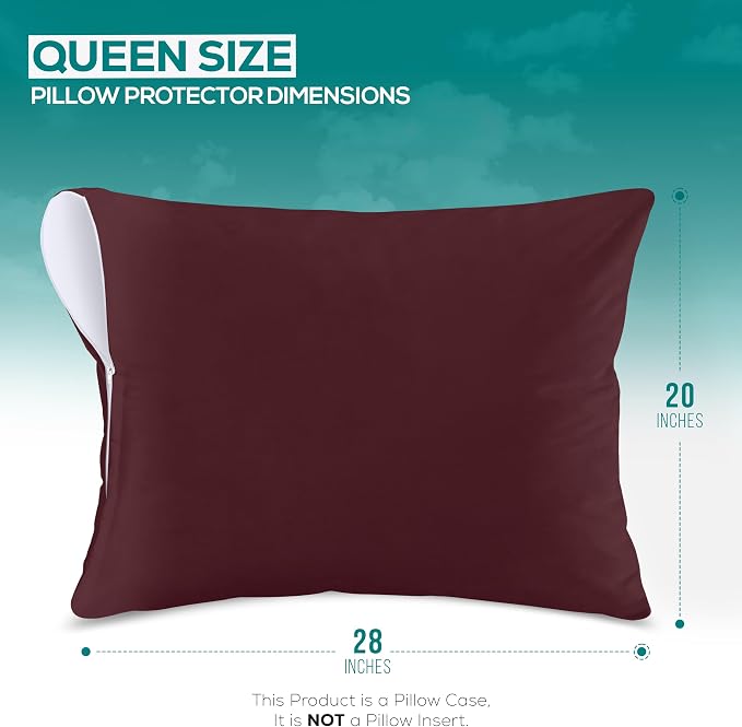 Utopia Bedding Premium 100% Waterproof Pillow Protectors - Image 2