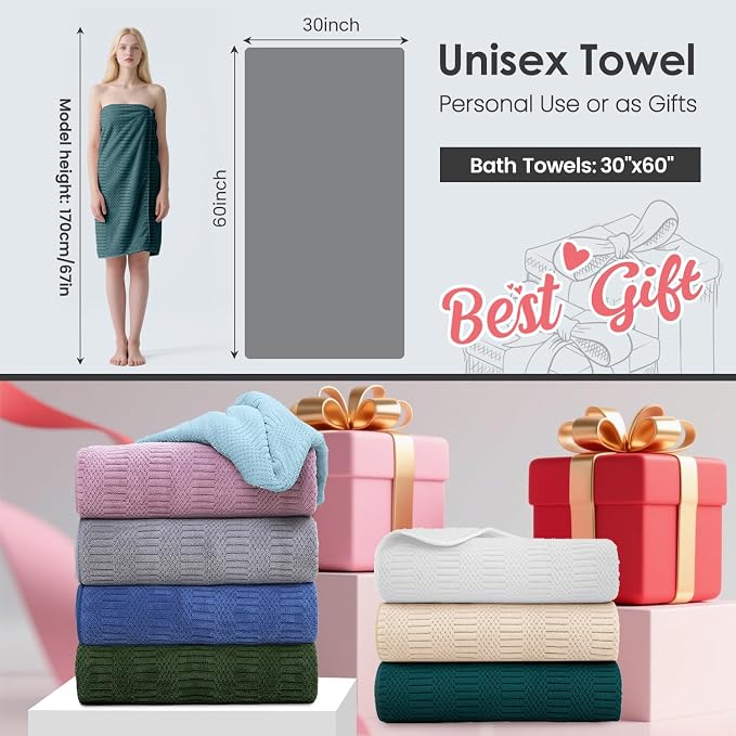 JML Microfier Bath Towels Set of 2, Large Microfier Body Towel - Image 2