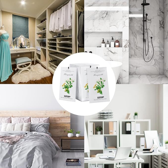 MYARO 12 Packs Honeysuckle Scented Sachets - Image 9