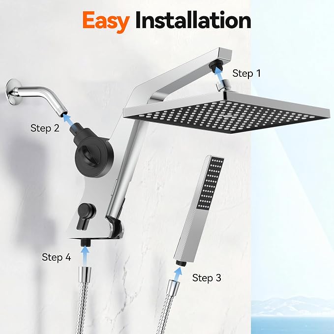 MakeFit Filtered Rain Shower Head - Image 7
