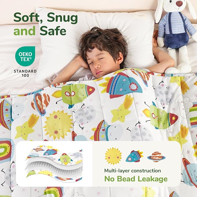 Sivio Weighted Blanket 5lbs, Breathable Heavy Throw Blankets - Image 3