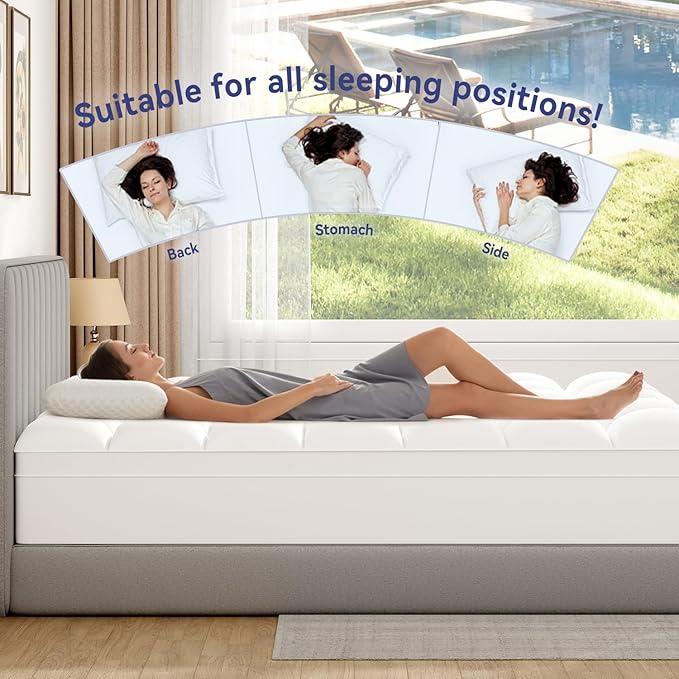 ELEMUSE Cal King Mattress Topper - Image 5