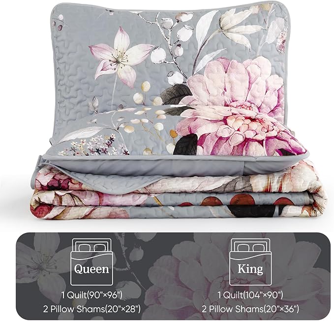 Drucon Floral Quilt Queen Size - Image 7