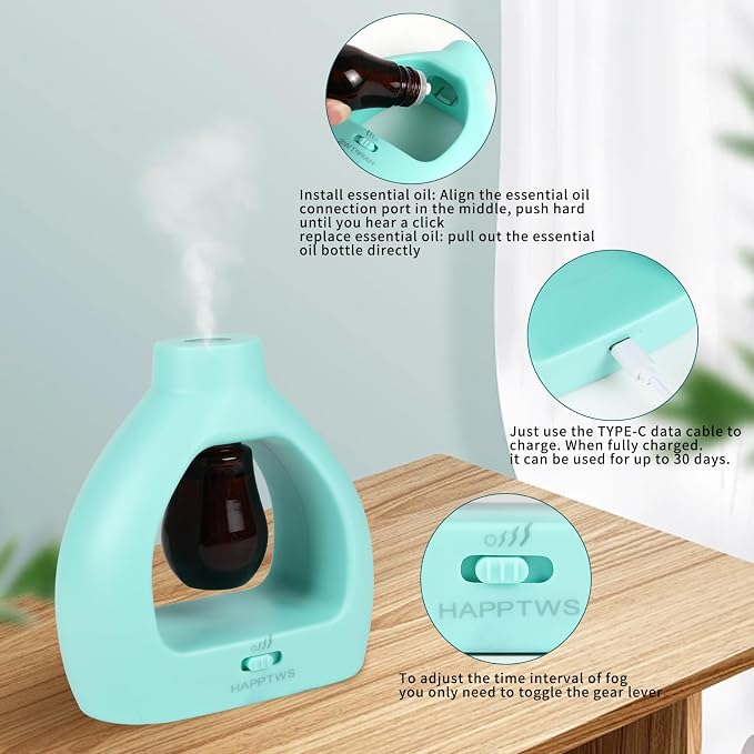 HAPPTWS Waterless Essentil Oil Diffuser Set - Image 3