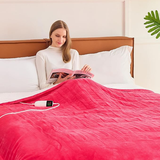 BOMOVA Heated Electric Blanket Full Size by BOMOVA