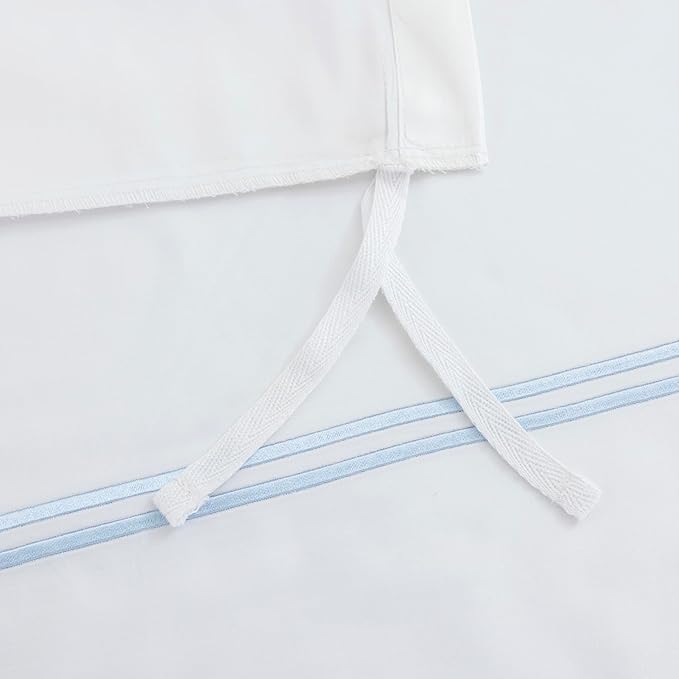 Dreamology White Duvet Cover Luxury Hotel Quality Bedding Set 100% Cotton - Image 5