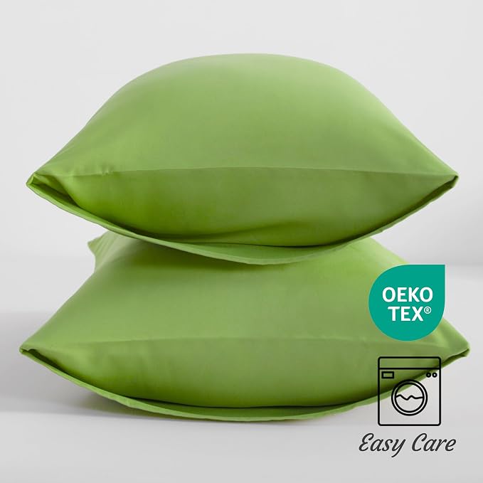 NTBAY Queen Pillow Cases Set of 2, 2 Pack Brushed Microfiber 20x30 Pillow Cases - Image 3
