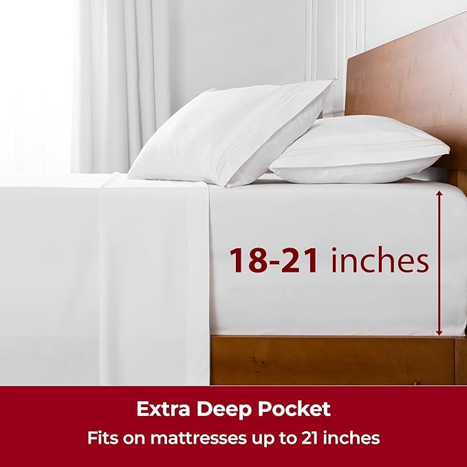 Mellanni Extra Deep Twin XL Sheets - Image 6
