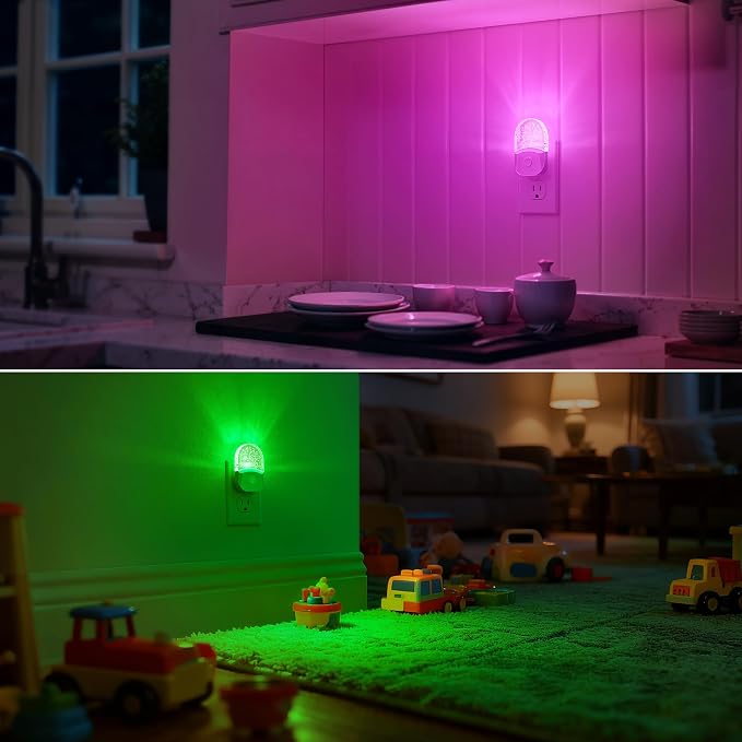 Night Lights Plug Into Wall, Color Changing Night Light - Image 8
