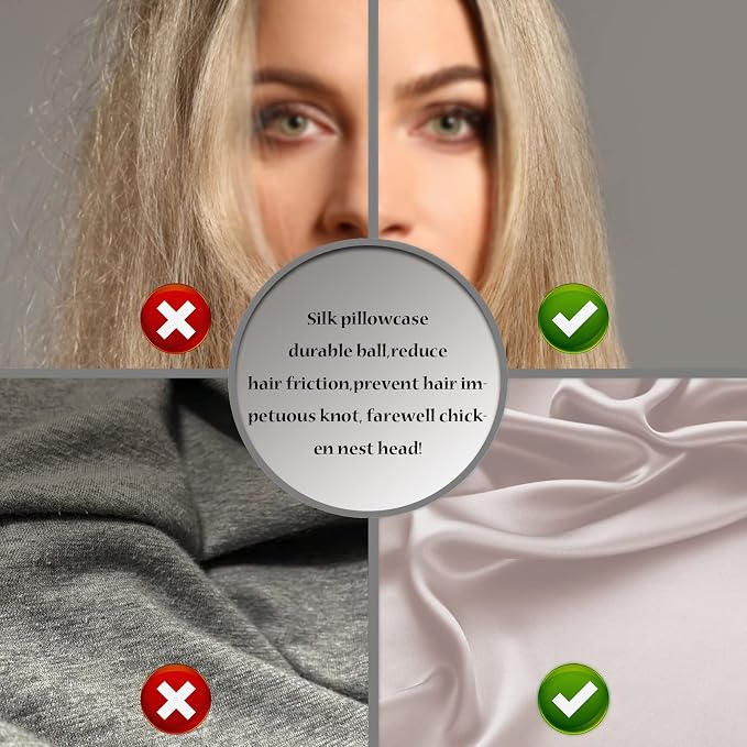 Silk Pillow Cases 2 Pack Soft Breathable and Sliky King Size Pillow Cases Set - Image 5