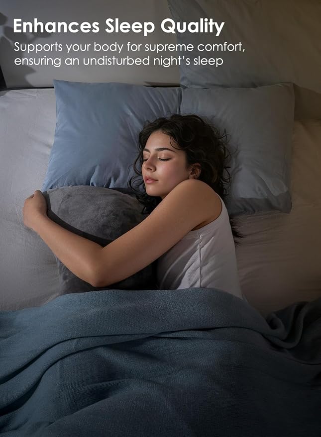 QUEEN ROSE Body Pillow for Side Sleepers, Soft Comfort S Shaped Hug Pillow for - Image 2
