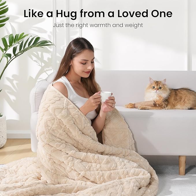 Weighted Blanket Full Size, Adult Weighted Blankets 15lbs - Image 4