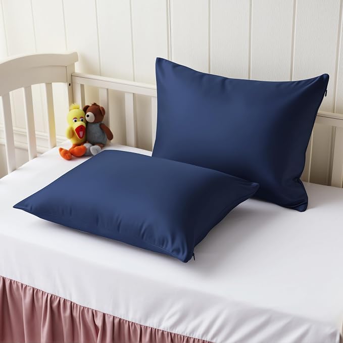 4 Pack Cooling Toddler Pillow Cases, Viscose Derived from Bamboo Small Pillow - Image 2