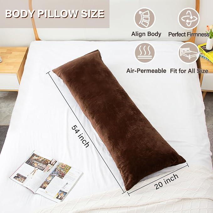 1 MIDDLE ONE Body Pillow, Memory Foam Body Pillows - Image 3