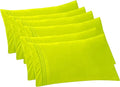 Elegant Comfort 6-PACK Solid Pillowcases 1500 Premium Hotel Quality Microfiber by ELEGANTCOMFORT