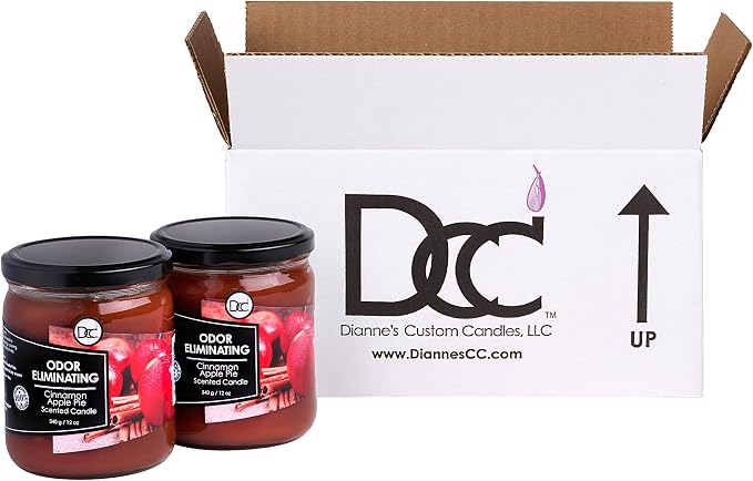 Cinnamon Apple Pie Two Pack Odor Eliminating Highly Fragranced Candle - Image 2