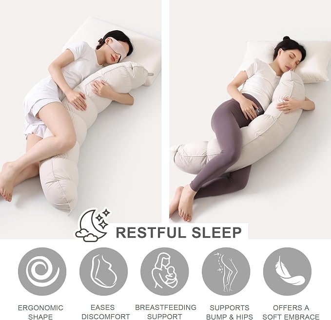 Peallow – Long Round Body Pillow - Image 5