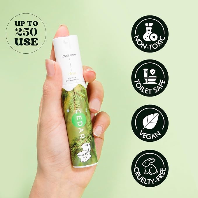 Travel Size Toilet Spray, Bathroom Odor Eliminator, 3 Pack, 1 fl oz Each - Image 5