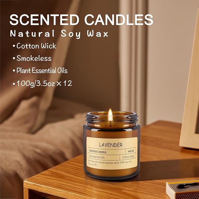 12Pack Scented Candle Set - Image 5