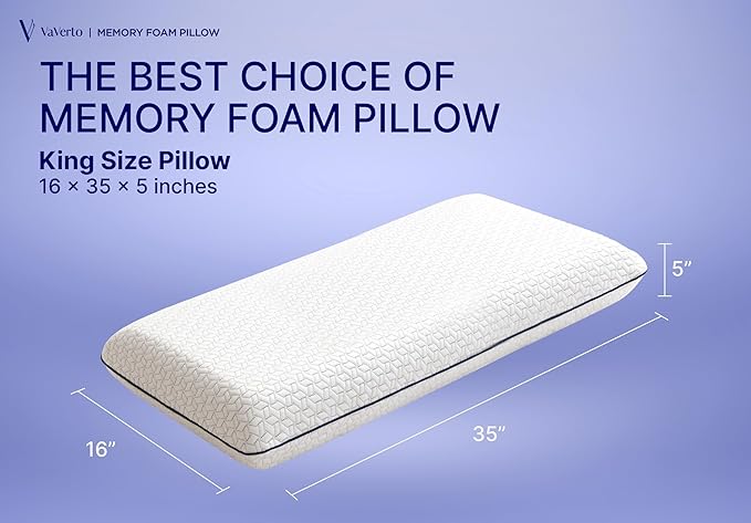 Cooling Gel Memory Foam Pillow - Image 7