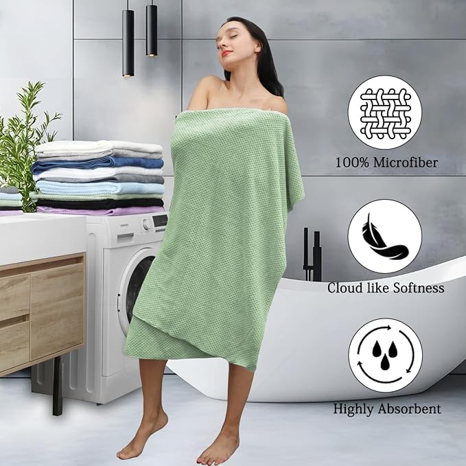 Extra Large Bath Towels Set 35x70 Inches - Image 3