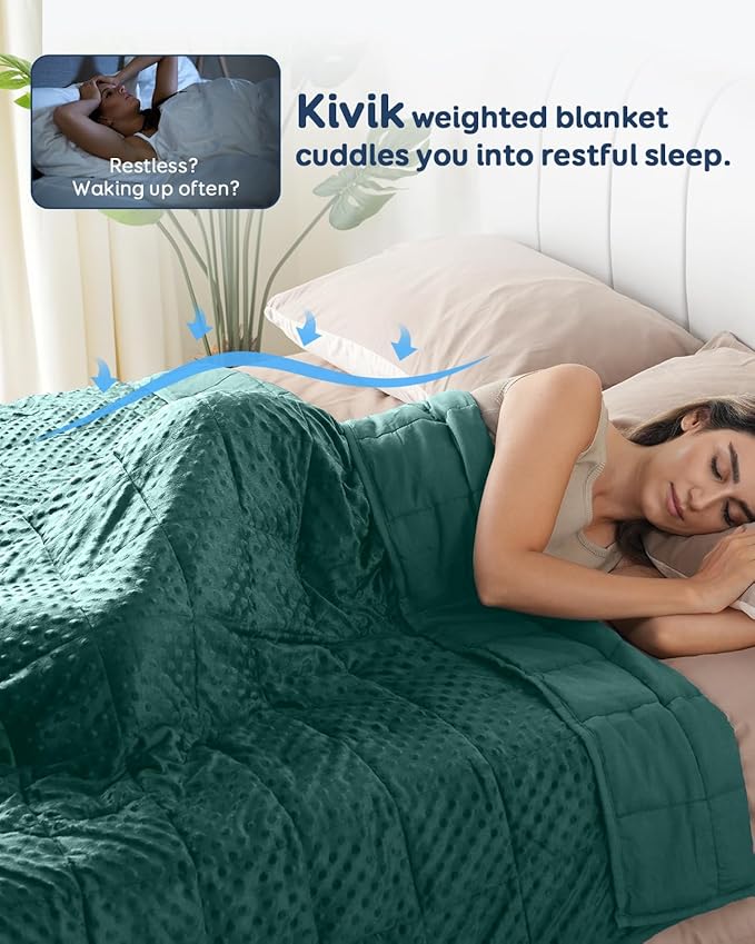 Kivik Minky Dot Weighted Blanket - Image 2