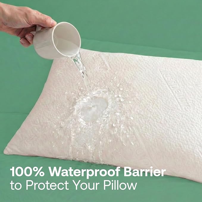 Premium Standard 20''x 26'' Waterproof Pillow Protector Covers - Image 3
