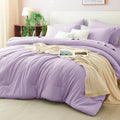 CozyLux Full Size Comforter Sets Lavender, 7 Pieces Bed in a Bag Full Comforter by CozyLux
