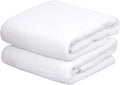 JML Large Bath Towels Set of 2, Lightweight, Lint-Free Microfiber Fleece by JML