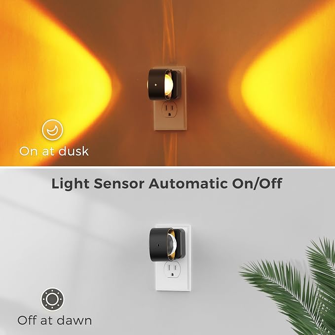L LOHAS LED Night Light Projector, Night Lights Plug into Wall, - Image 4