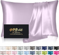 Silk Pillowcase for Hair and Skin, Mulberry Silk Pillow Cases Standard Size by HOME