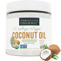 Viva Naturals Organic Coconut Oil, 16 fl oz – Unrefined, Cold-Pressed Extra by VivaNaturals