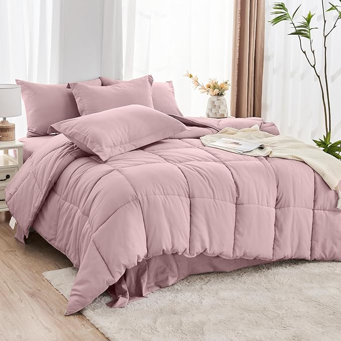 JOLLYVOGUE Twin XL Comforter Set, Ultra-Soft Bed in a Bag Twin XL Size 5 Pieces - Image 8